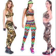 2015 nouveaux pantalons et soutiens de yoga de sport de femmes de mode (46897)